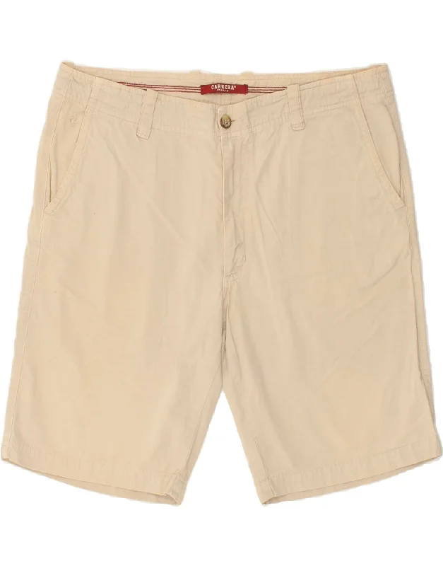 CARRERA Mens Chino Shorts W38 XL Beige Cotton