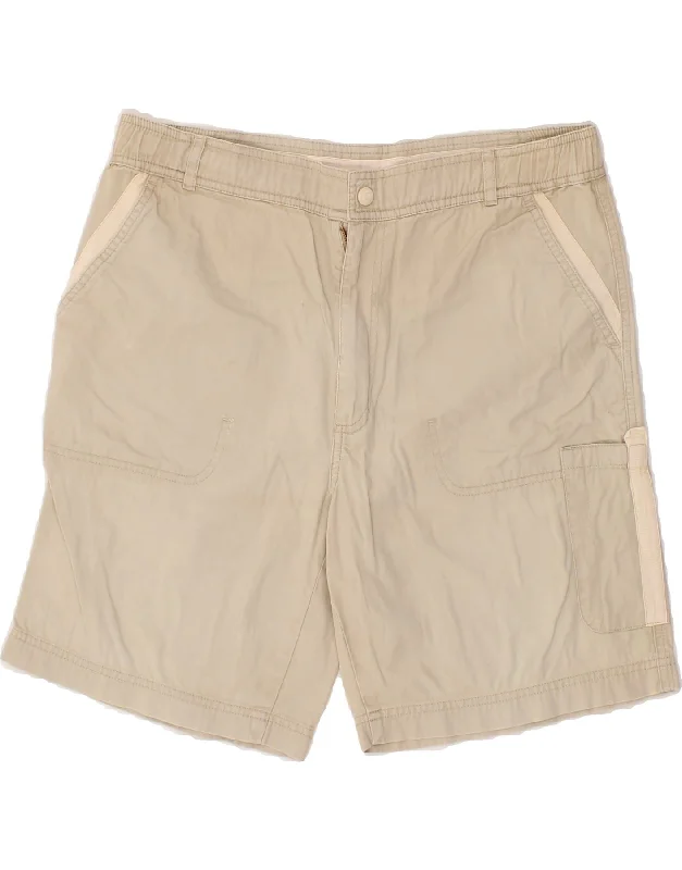 CHAMPION Mens Cargo Shorts Medium W30  Beige Cotton