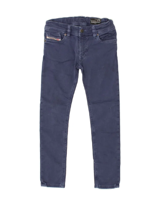 DIESEL Boys Sleenker-J-N Skinny Jeans 7-8 Years W24 L22 Blue Cotton