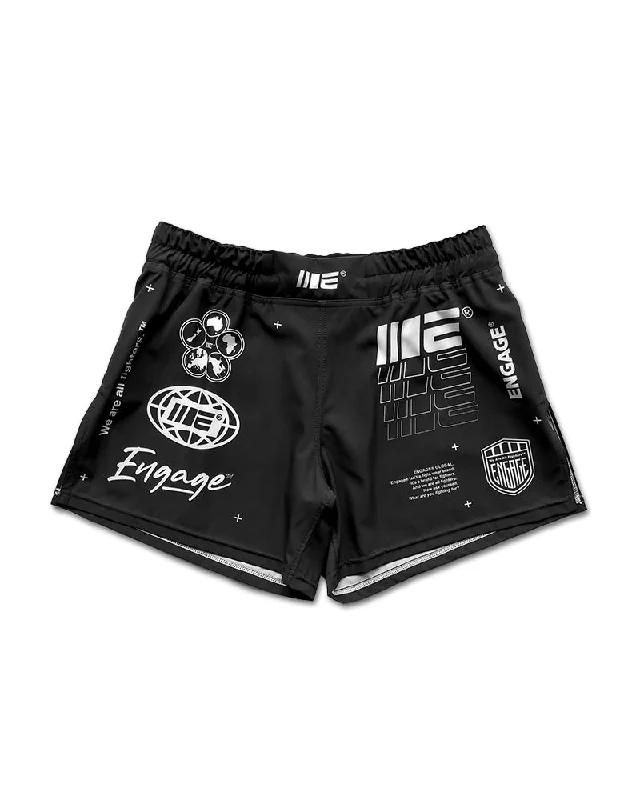 Engage Billboard MMA Hybrid Shorts - Black