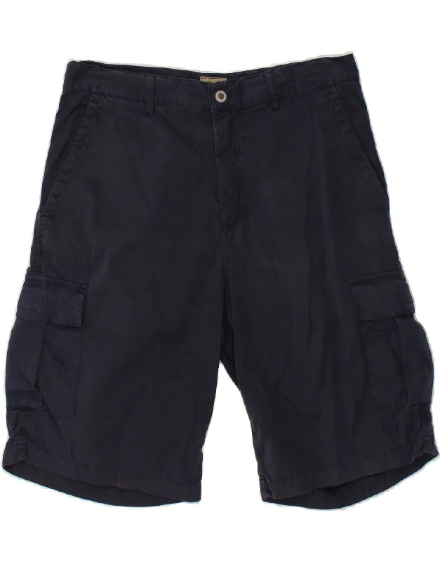 GANT Mens Cargo Shorts Medium W32 Navy Blue Cotton