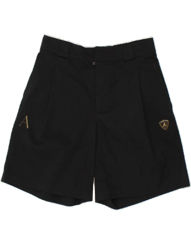 JORDAN Mens Loose Fit Chino Shorts Small W28  Black Cotton