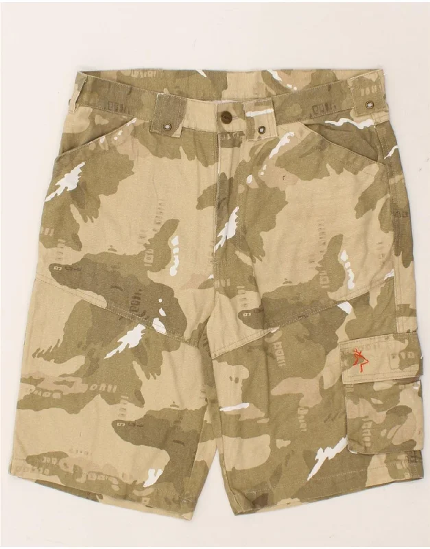 KAPRIOL Mens Cargo Shorts Medium W34  Beige Camouflage