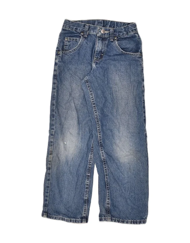 LEE Boys Straight Jeans 9-10 Years W24 L23  Blue Cotton