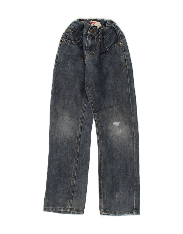 LEVI'S Boys 511 Straight Jeans 7-8 Years W24 L22  Blue Cotton