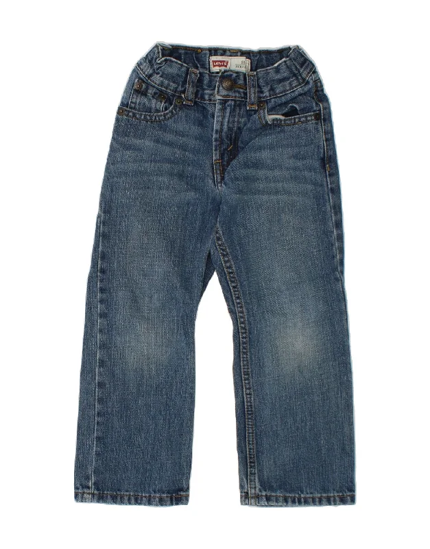 LEVI'S Boys 514 Straight Jeans 3-4 Years W20 L16 Blue Cotton