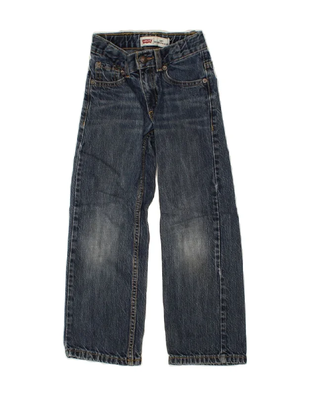 LEVI'S Boys 549 Relaxed Fit Straight Jeans 6-7 Years W20 L20  Blue Cotton