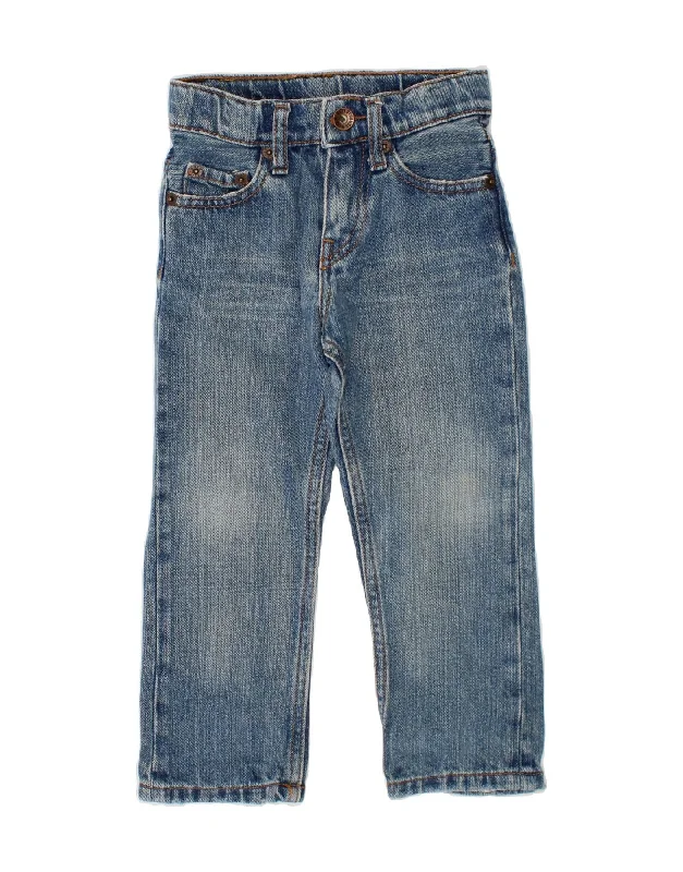 LEVI'S Boys Straight Jeans 2-3 Years W20 L15  Blue Cotton