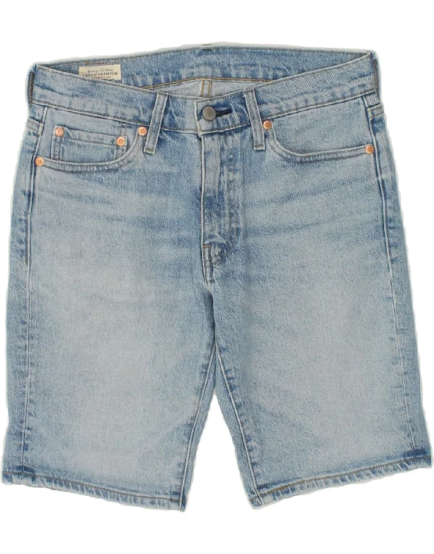 LEVI'S Mens 511 Denim Shorts W29 Small Blue