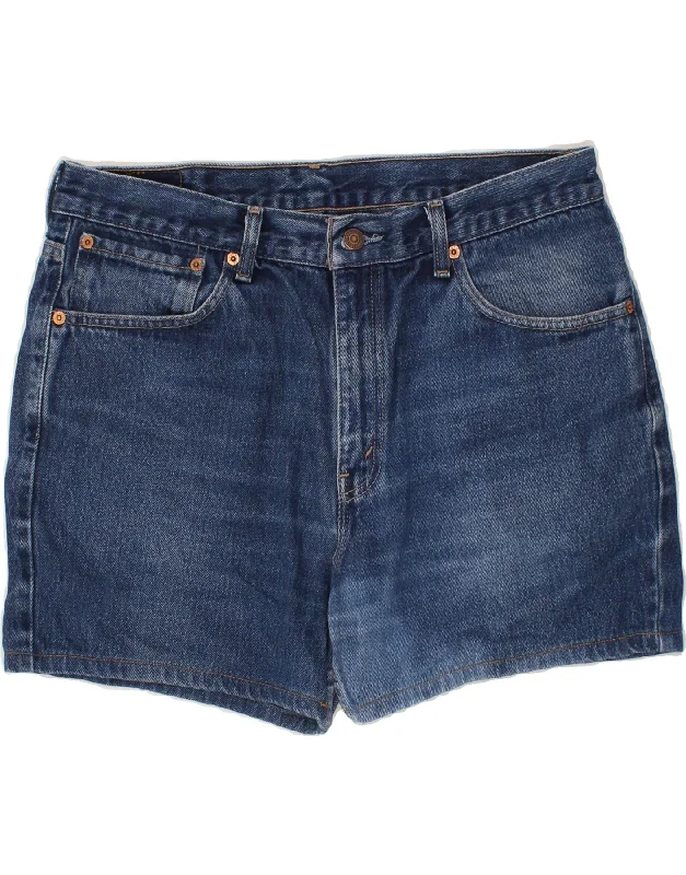 LEVI'S Mens 581 Denim Shorts W36 Large   Blue Cotton