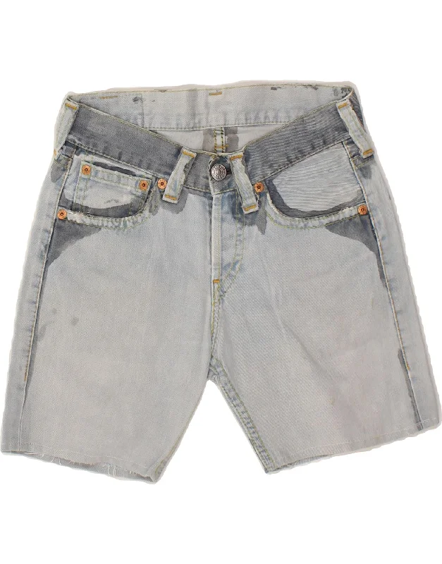 LEVI'S Mens Denim Shorts W29 Small Blue Cotton