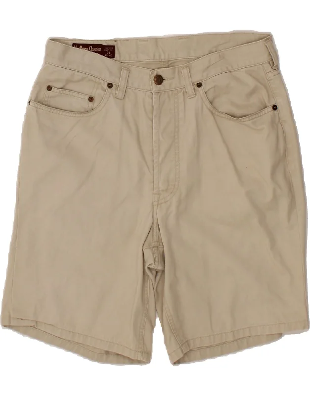 MARLBORO CLASSICS Mens Casual Shorts W31 Medium Beige Cotton