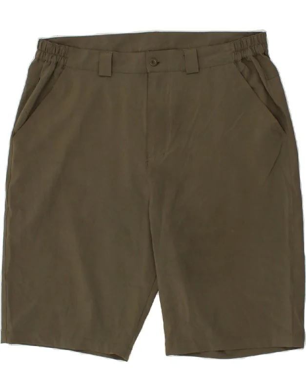 MOUNTAIN WAREHOUSE Mens Chino Shorts W36 Large Khaki Polyester