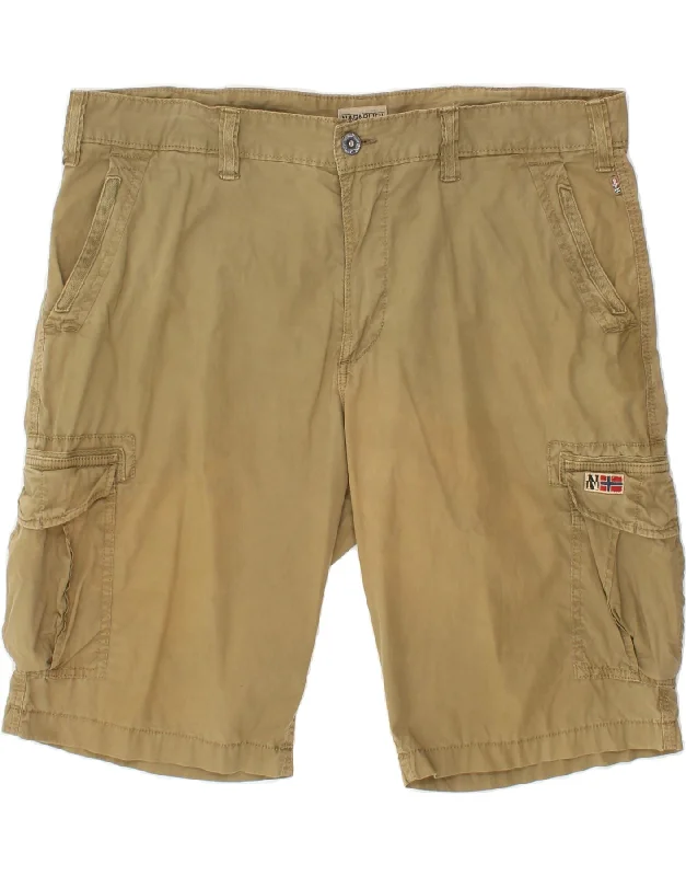 NAPAPIJRI Mens Cargo Shorts W38 XL Beige