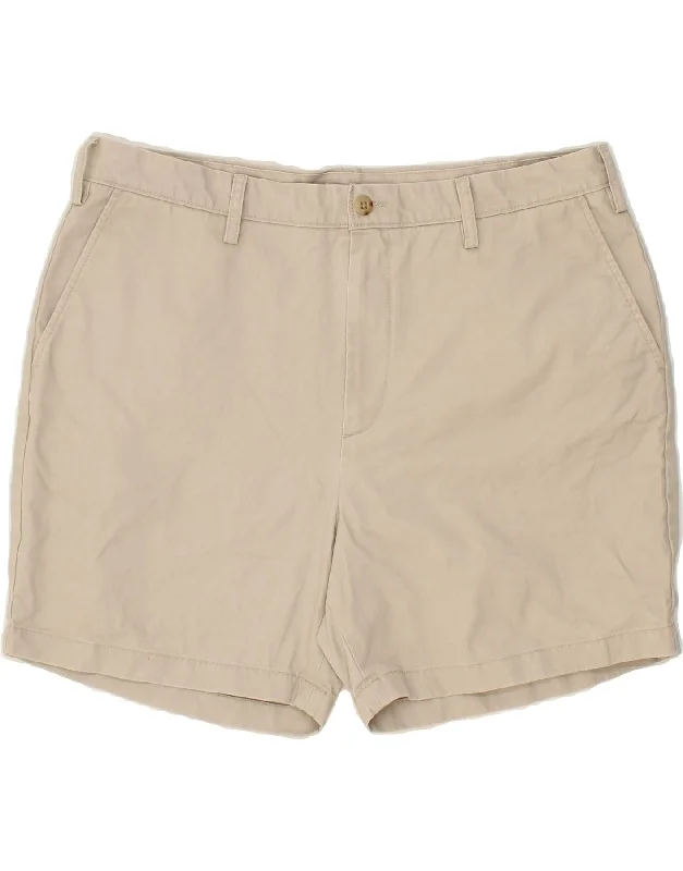 NAUTICA Mens Chino Shorts W40 XL Beige Cotton