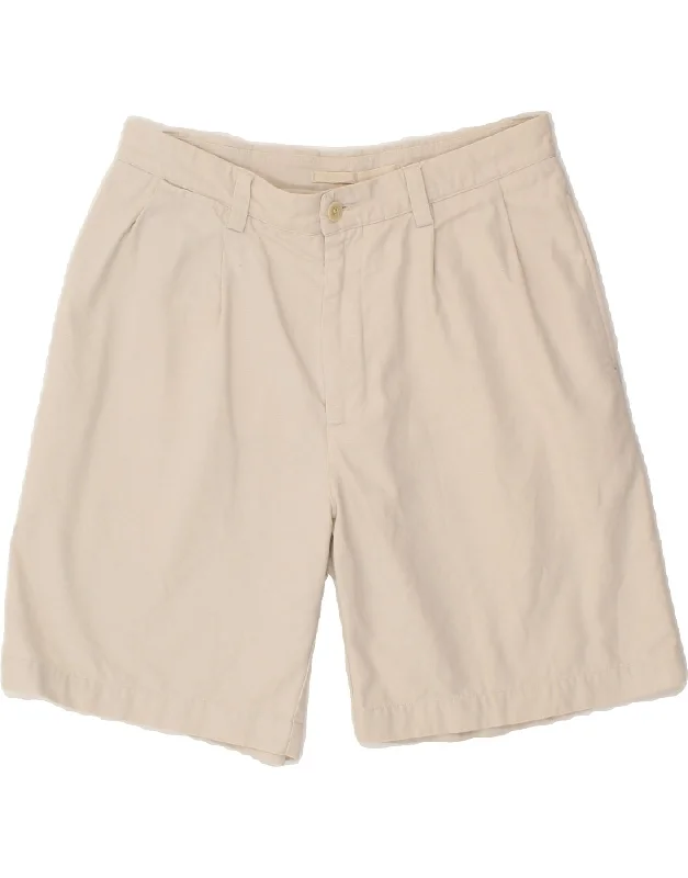 NAUTICA Mens Rigger Classic Fit Chino Shorts W33 Medium Beige Cotton