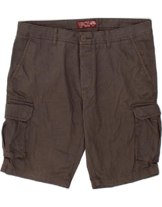 OVS Mens Cargo Shorts W40 XL Grey Cotton