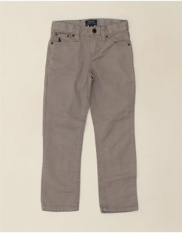 POLO RALPH LAUREN Boys Straight Jeans 4-5 Years W20 L19  Grey Cotton