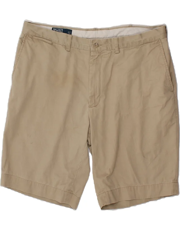 POLO RALPH LAUREN Mens Chino Shorts W38 XL Beige Cotton