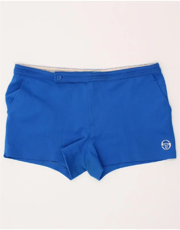 SERGIO TACCHINI Mens Chino Shorts IT 52 XL W36 Blue Polyester