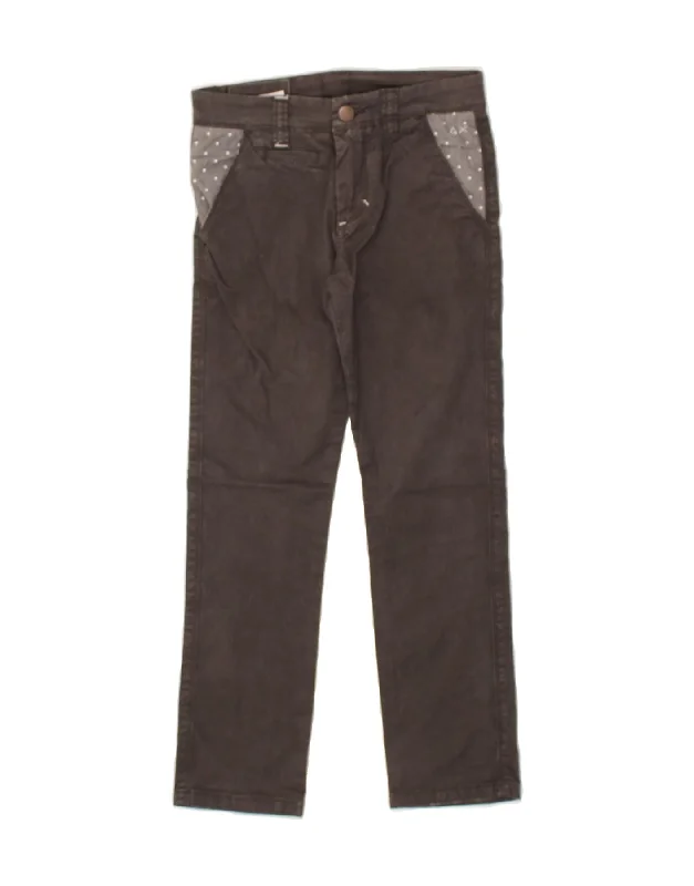 SUN68 Boys Straight Jeans 7-8 Years W24 L23  Brown Cotton