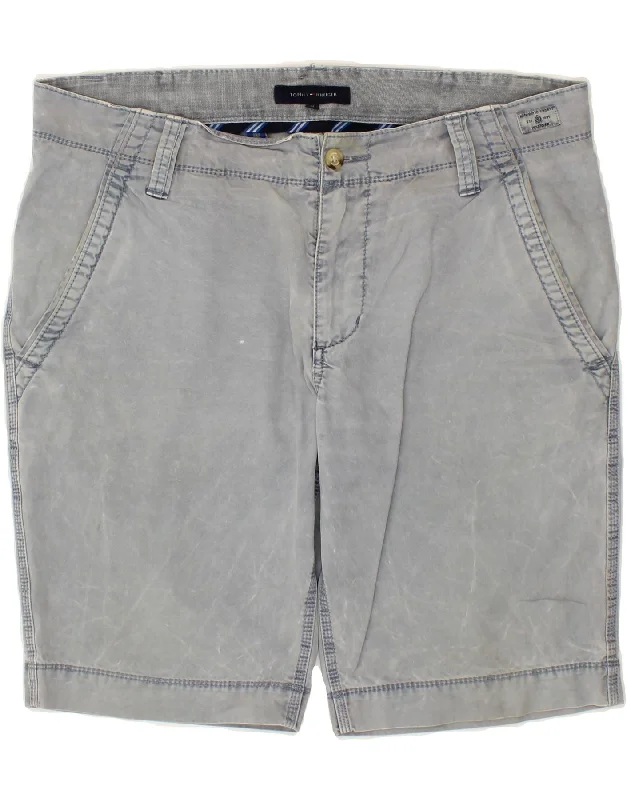 TOMMY HILFIGER Mens Chino Shorts W34 Large Blue