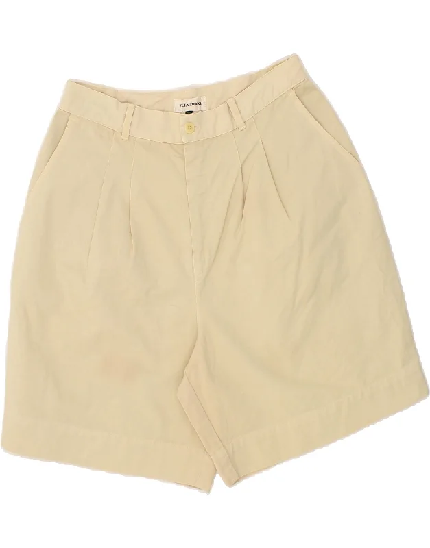 VINTAGE Mens Chino Shorts IT 46 Small W28 Beige Cotton