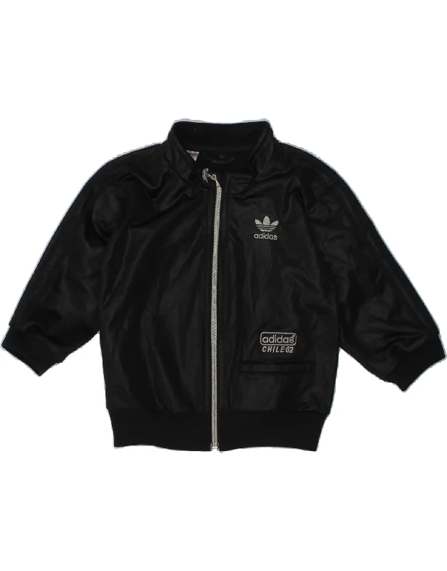 men's outdoor jackets -ADIDAS Baby Girls Bomber Jacket 12-18 Months Black Polyester