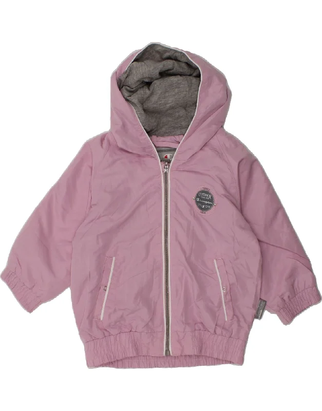 men's parka jackets with fur -CHAMPION Baby Girls Hooded Rain Jacket 12-18 Months Pink Polyester