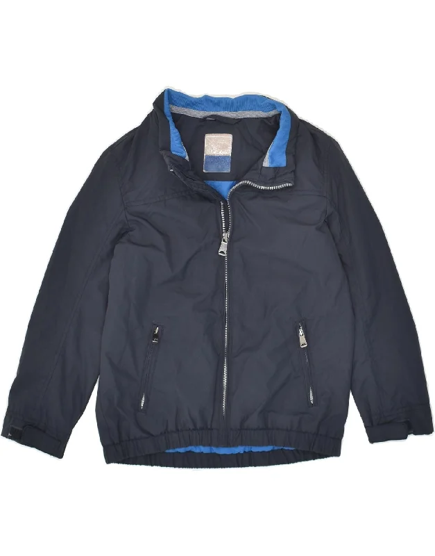 men's rugged jackets -NAPAPIJRI Boys Bomber Jacket 7-8 Years Navy Blue Polyamide